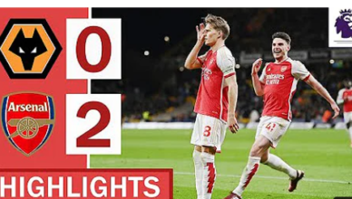 Arsenal returns with a valuable win from Wolverhampton Highlights