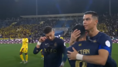 Cristiano Ronaldo's 54th goal Al-Taawoun vs Al-Nasr 1-4 highlights |