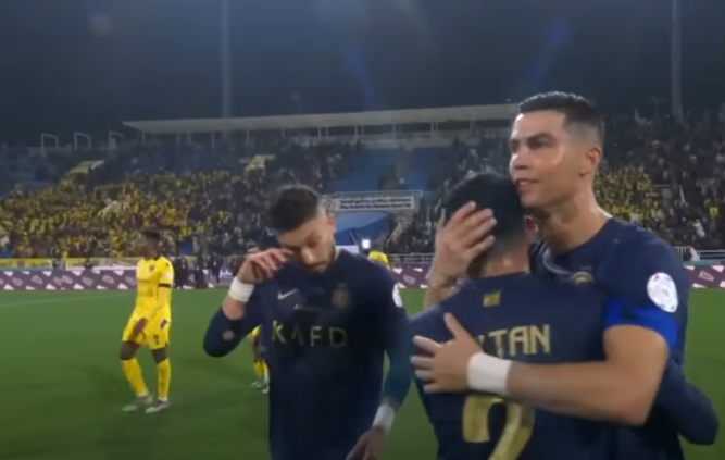 Cristiano Ronaldo's 54th goal Al-Taawoun vs Al-Nasr 1-4 highlights |