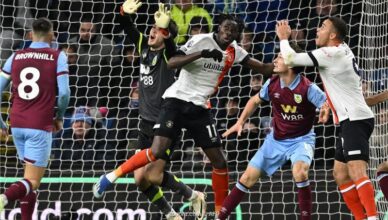 Luton Town stuns Burnley in the 92nd minute goalls & Highlights