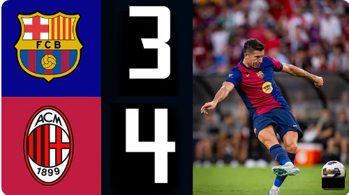 FC Barcelona vs AC Milan 2-1 All Goals & Highlights friendly match 2024 Summary of Barcelona match against AC Milan in a friendly match 2024